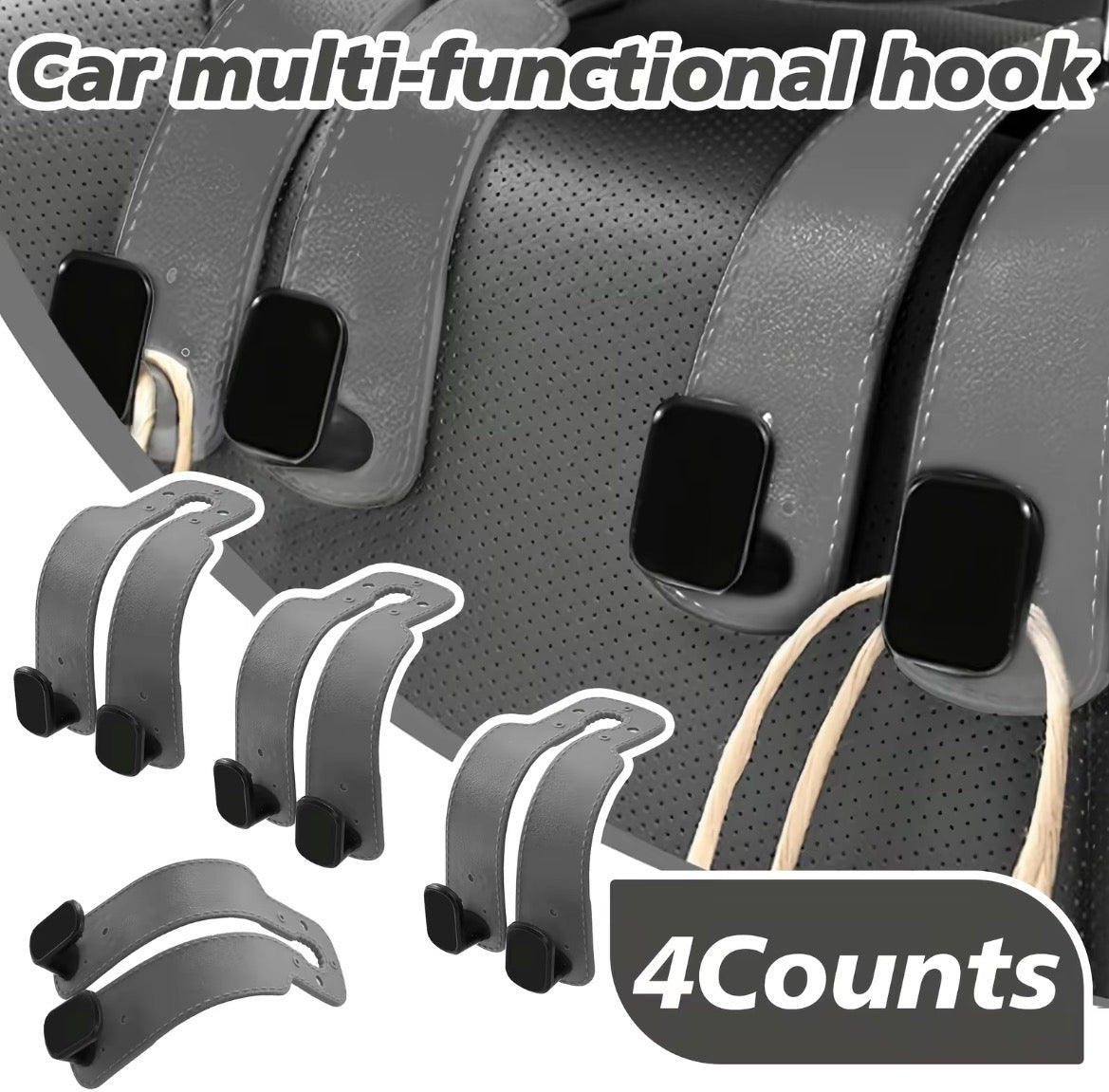 FlexHold Car Hooks Organizer