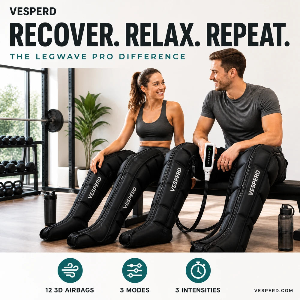Vesperd LegWave Pro Massager Kit