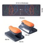 Ergonomic Push Up Bars And Training Mat