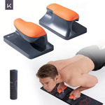 Ergonomic Push Up Bars And Training Mat