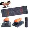 Ergonomic Push Up Bars And Training Mat
