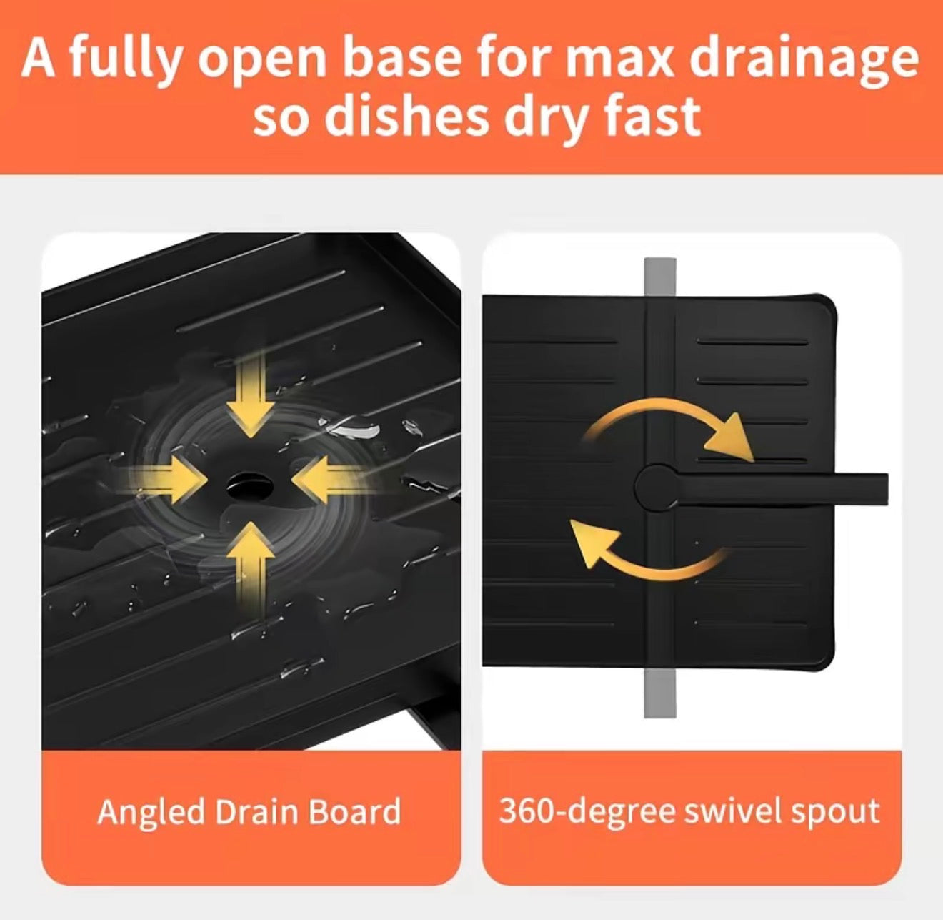 SinkFlow Dish Rack