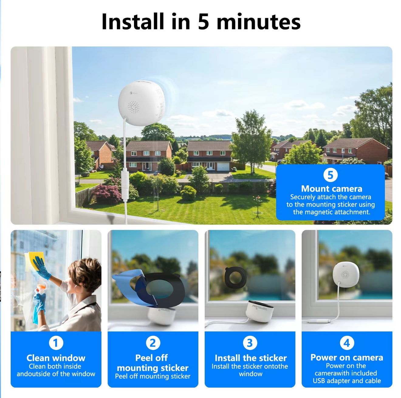 ViewSync 2K Window Cam