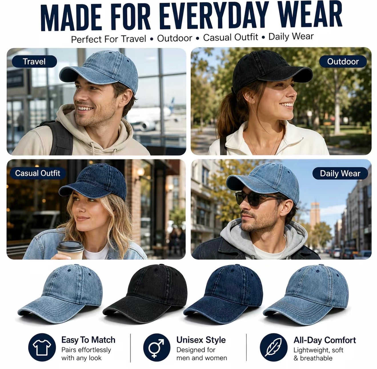DenimDay Cap Set