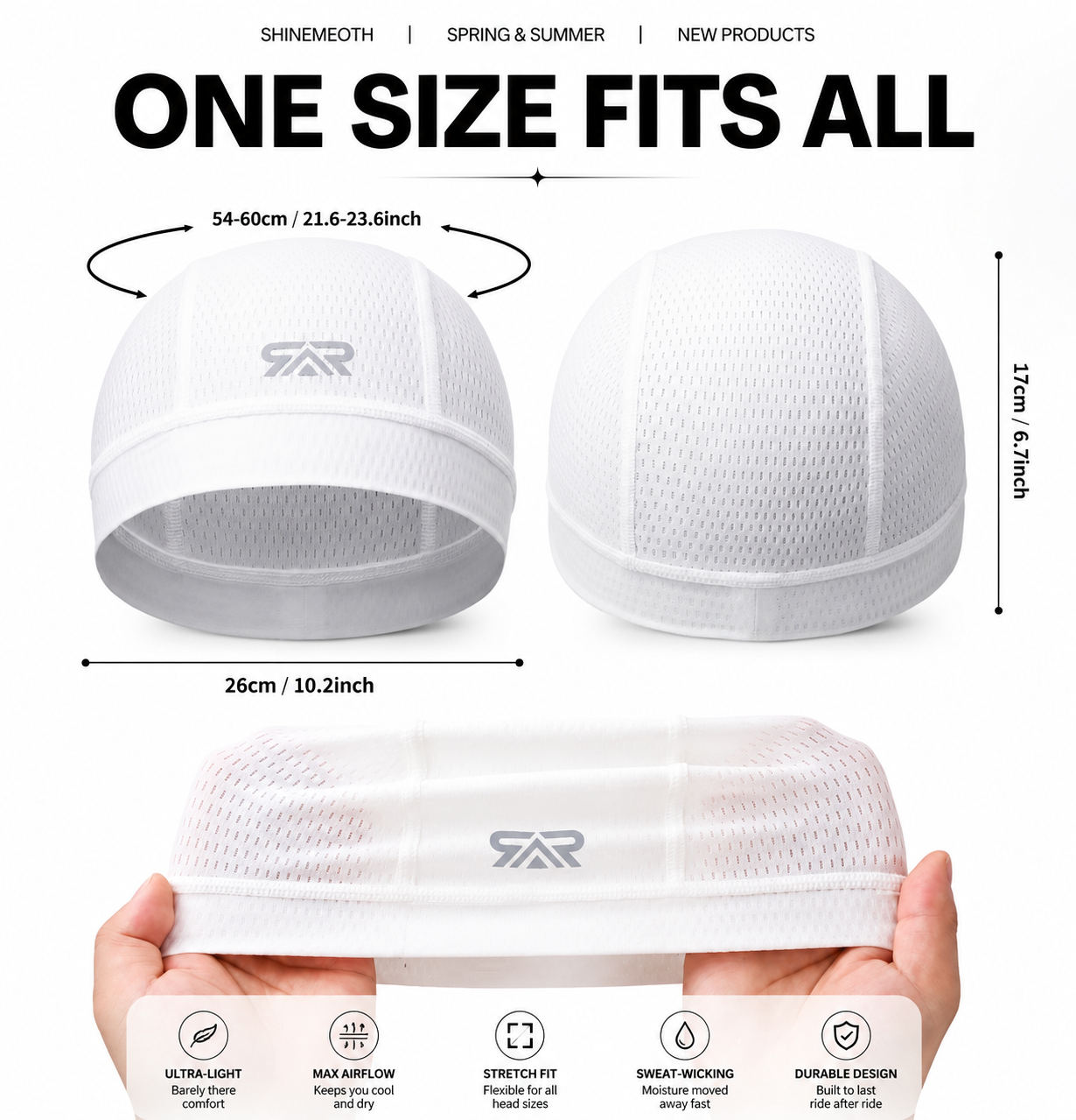 CoolMesh Helmet Liner Skull Cap