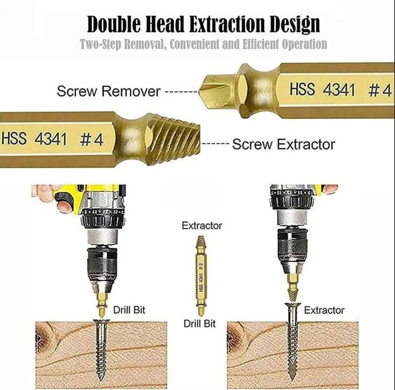 BoltOut Screw Extractor Set
