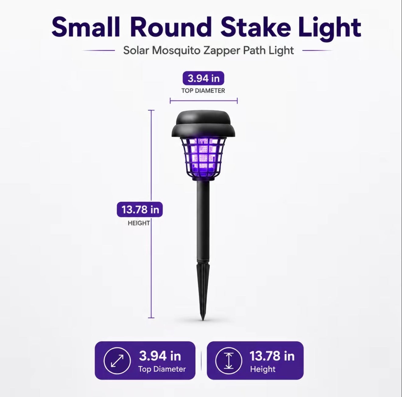 SolarGlow Mosquito Zapper