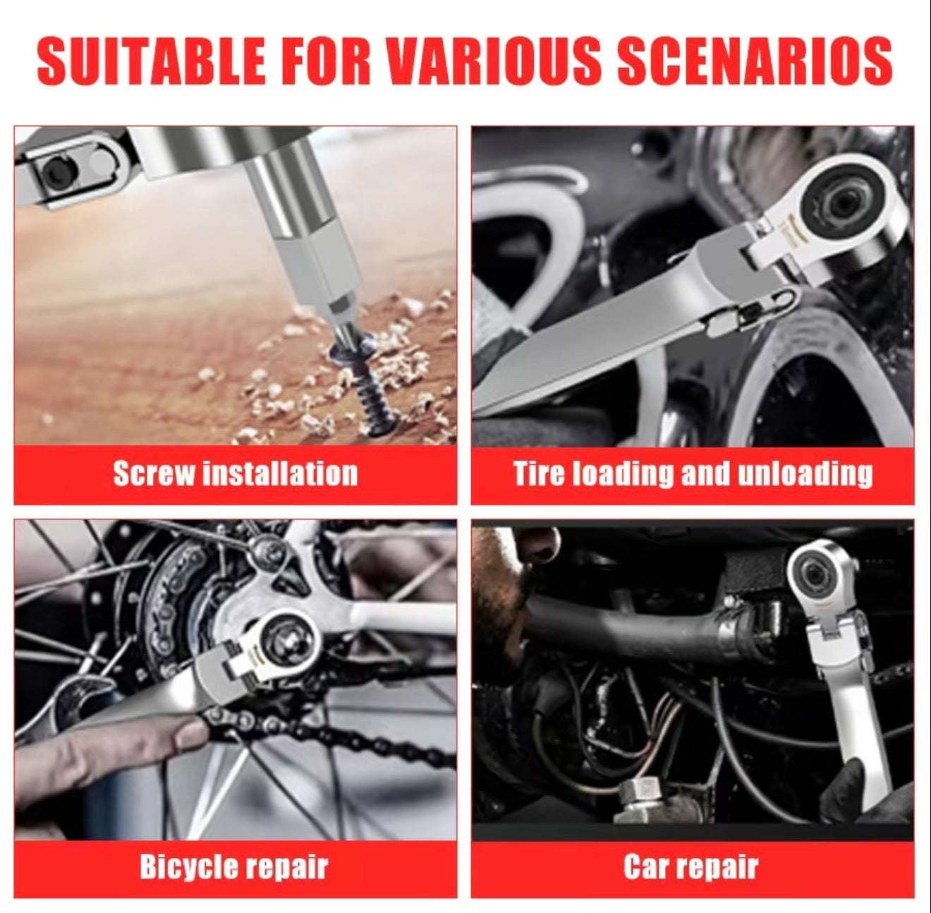 FlexTorque Ratcheting Wrench Set