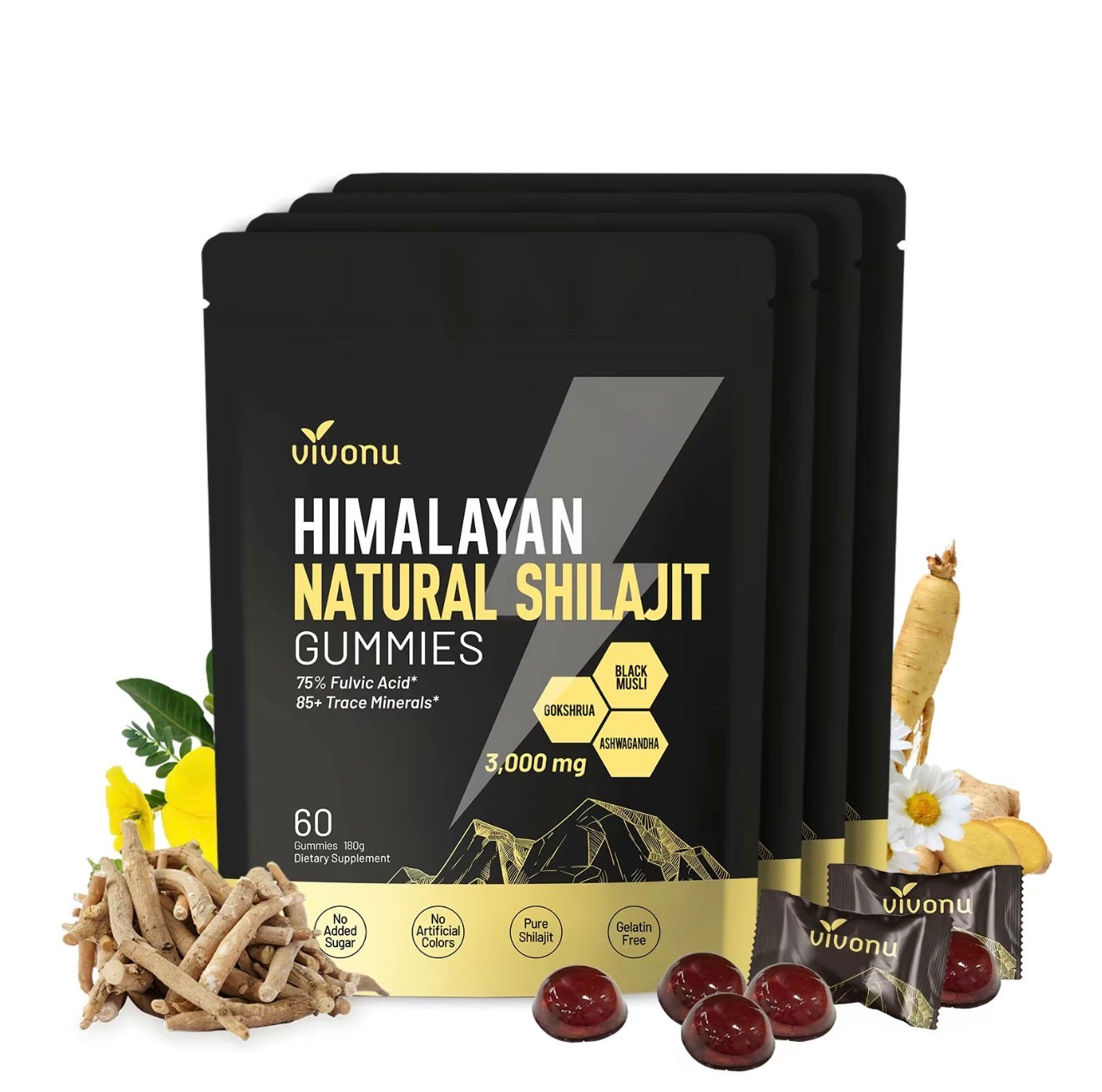 HerbaBoost Shilajit Gummies