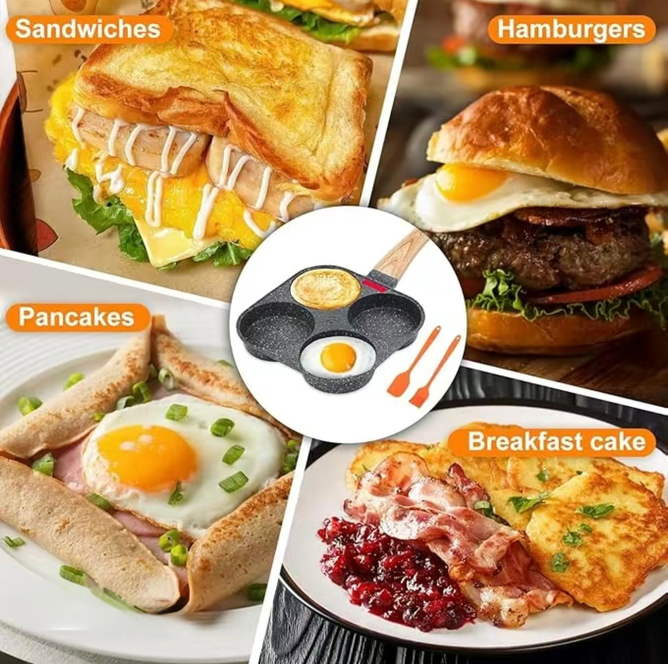 EggMaster 4-Cup Fry Pan