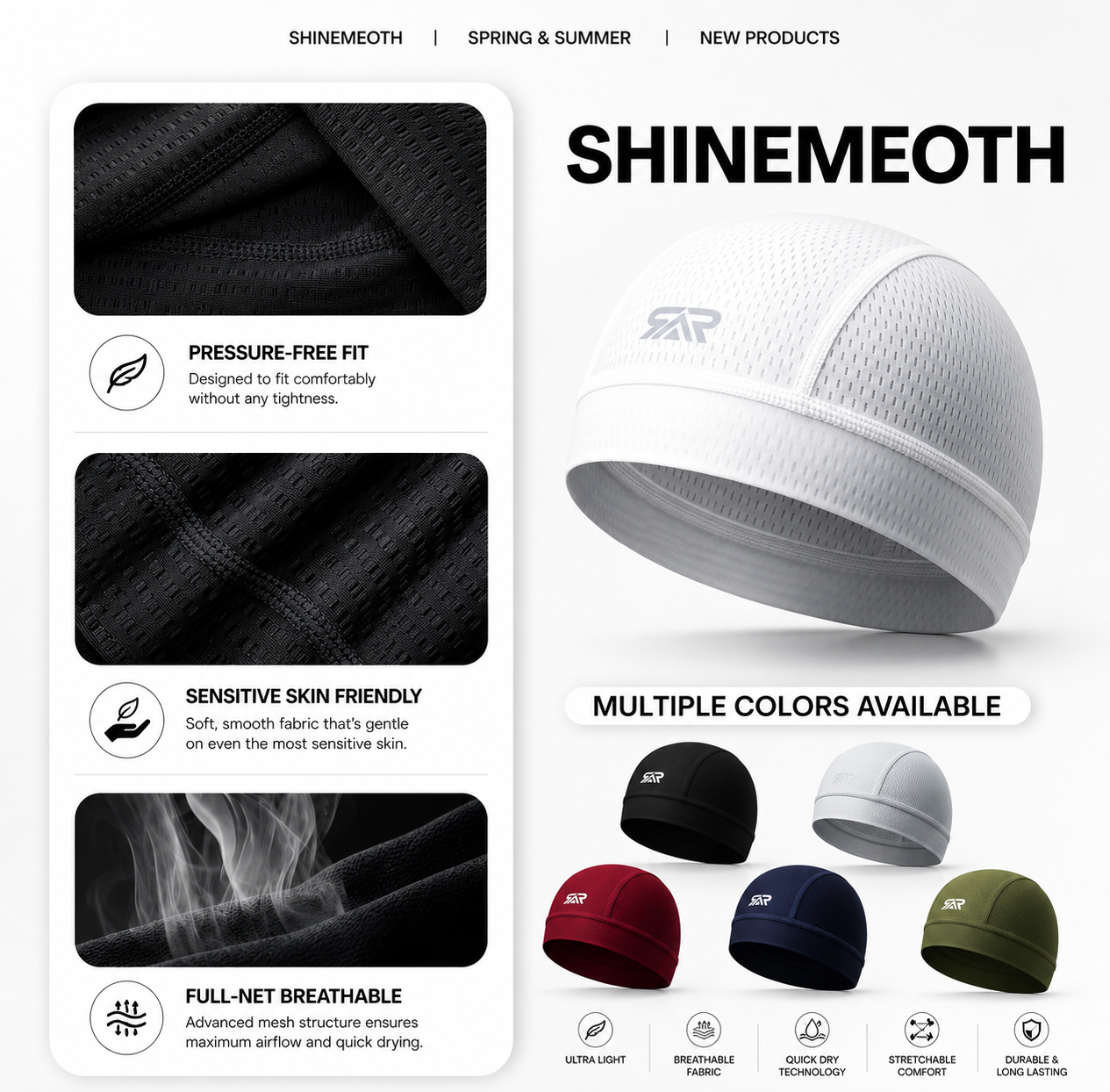 CoolMesh Helmet Liner Skull Cap