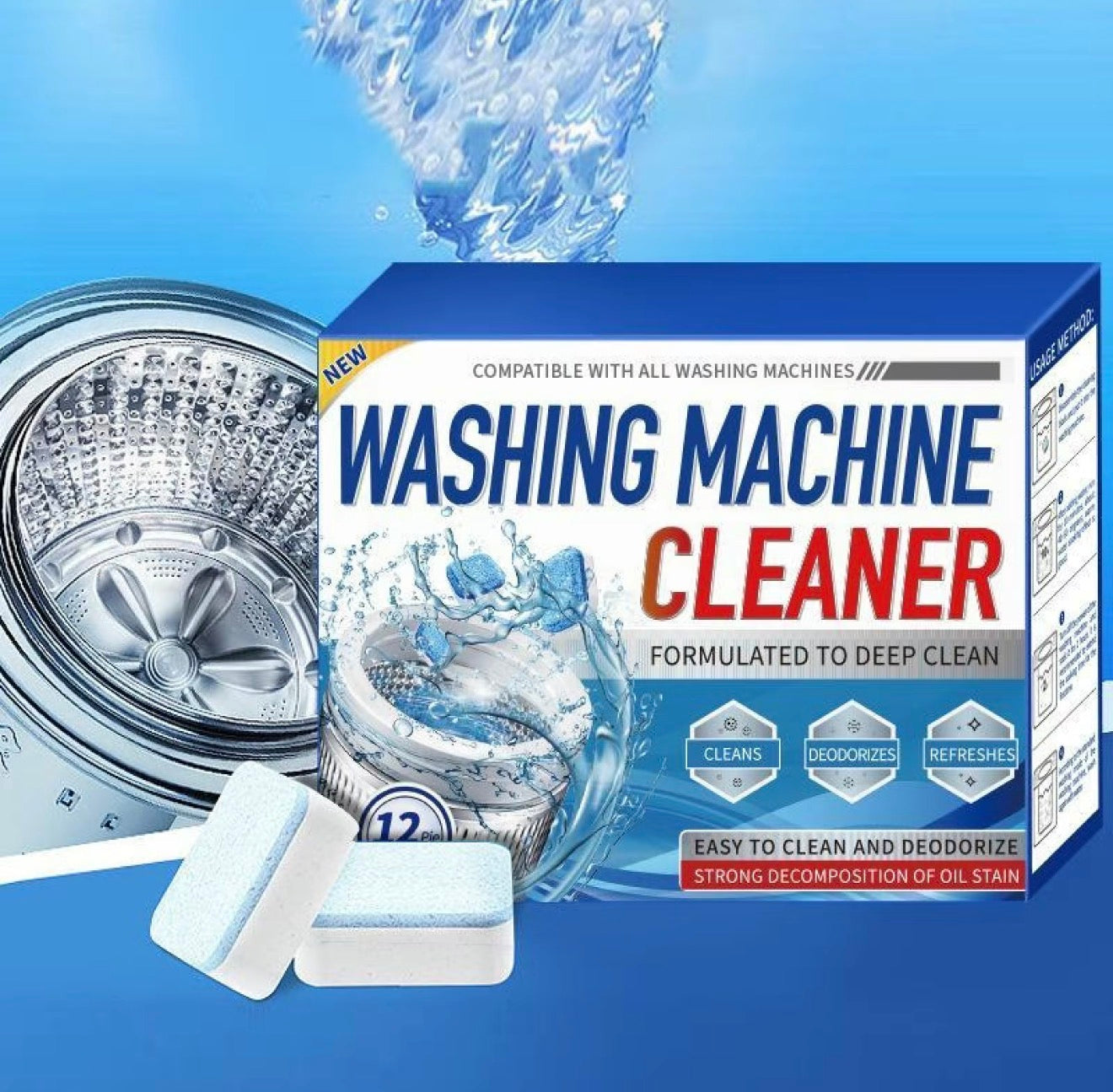 WasherClean Deep Cleaning Tablets