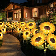 SunGlow Solar Sunflower Garden Lights