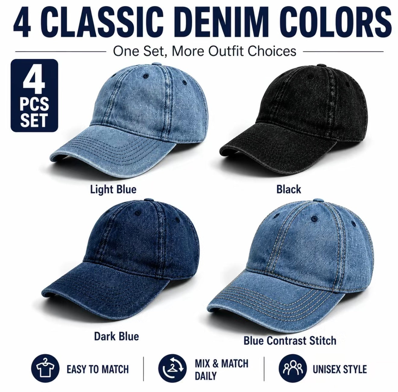 DenimDay Cap Set