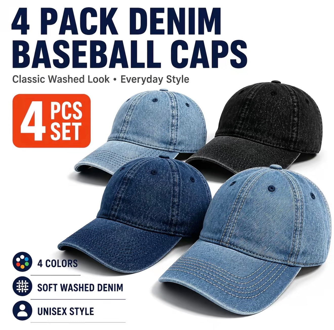 DenimDay Cap Set