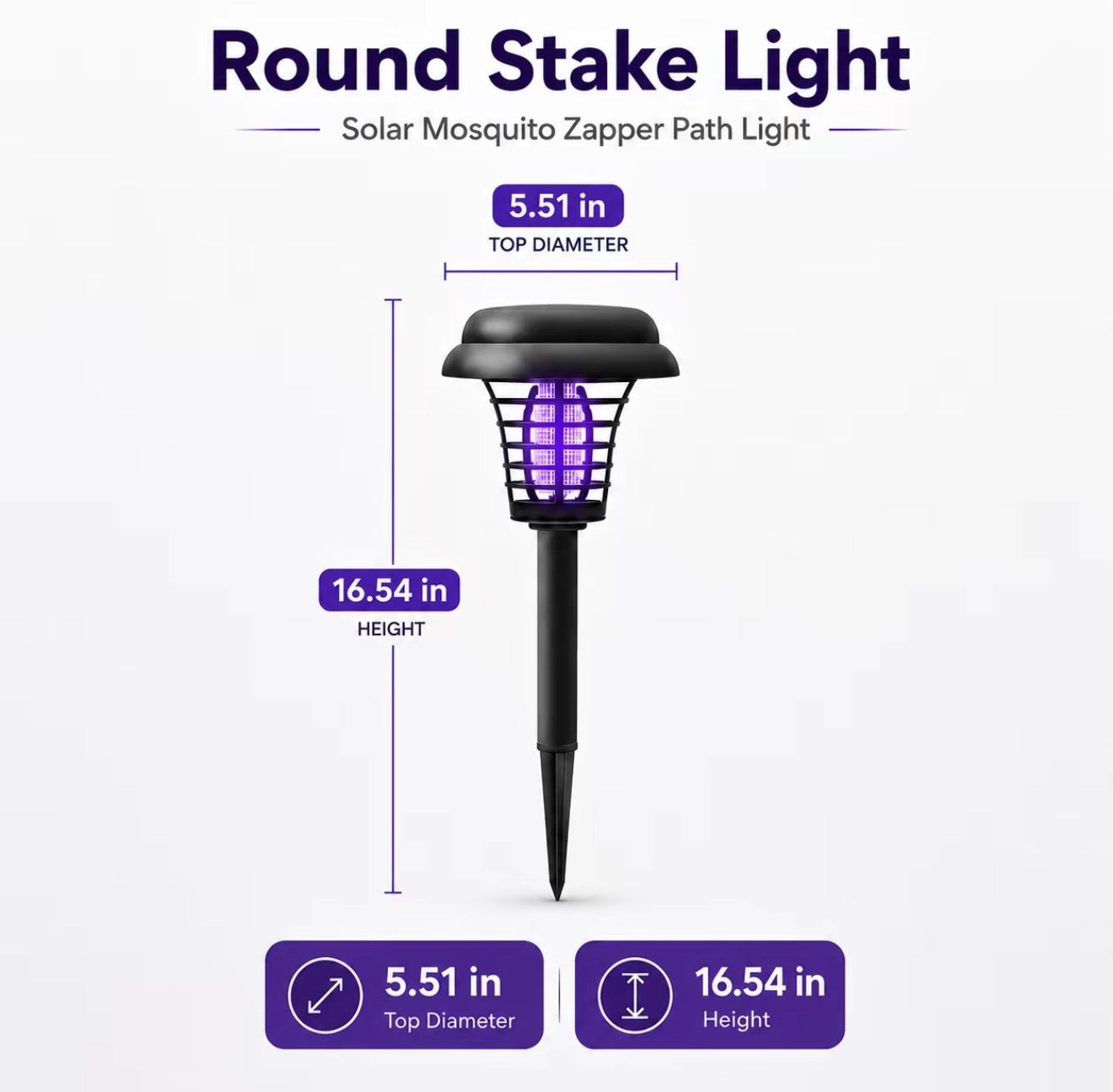 SolarGlow Mosquito Zapper