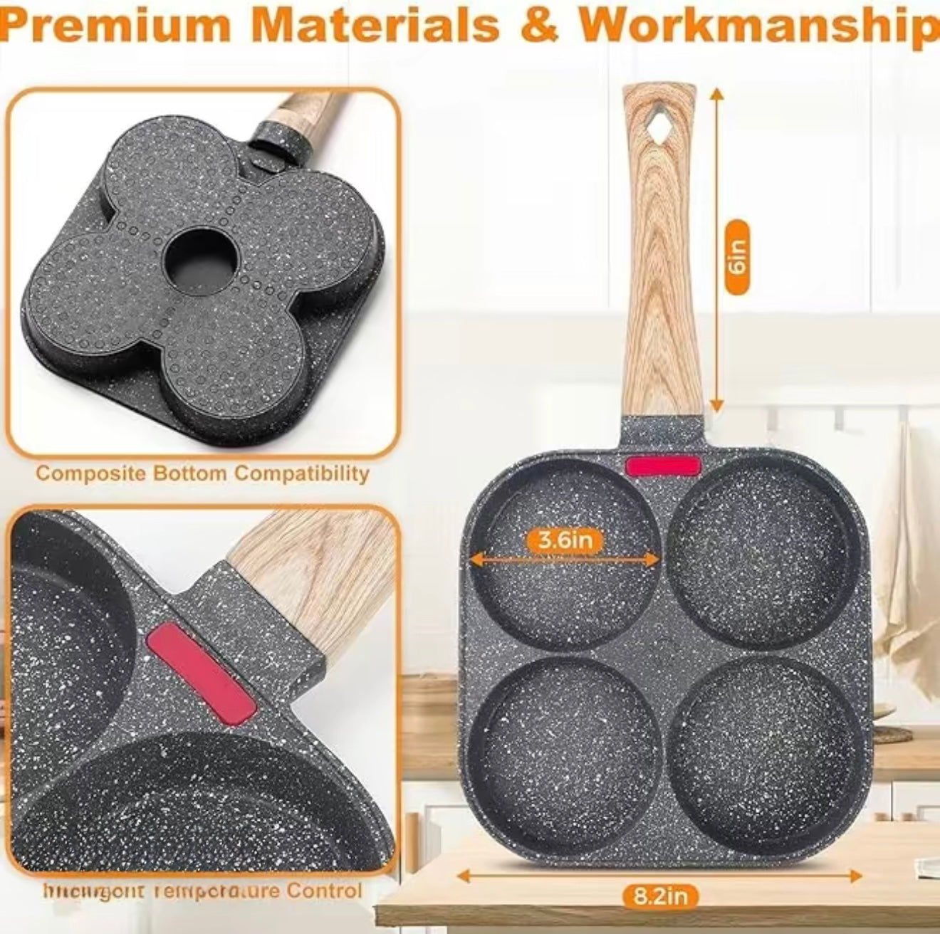 EggMaster 4-Cup Fry Pan