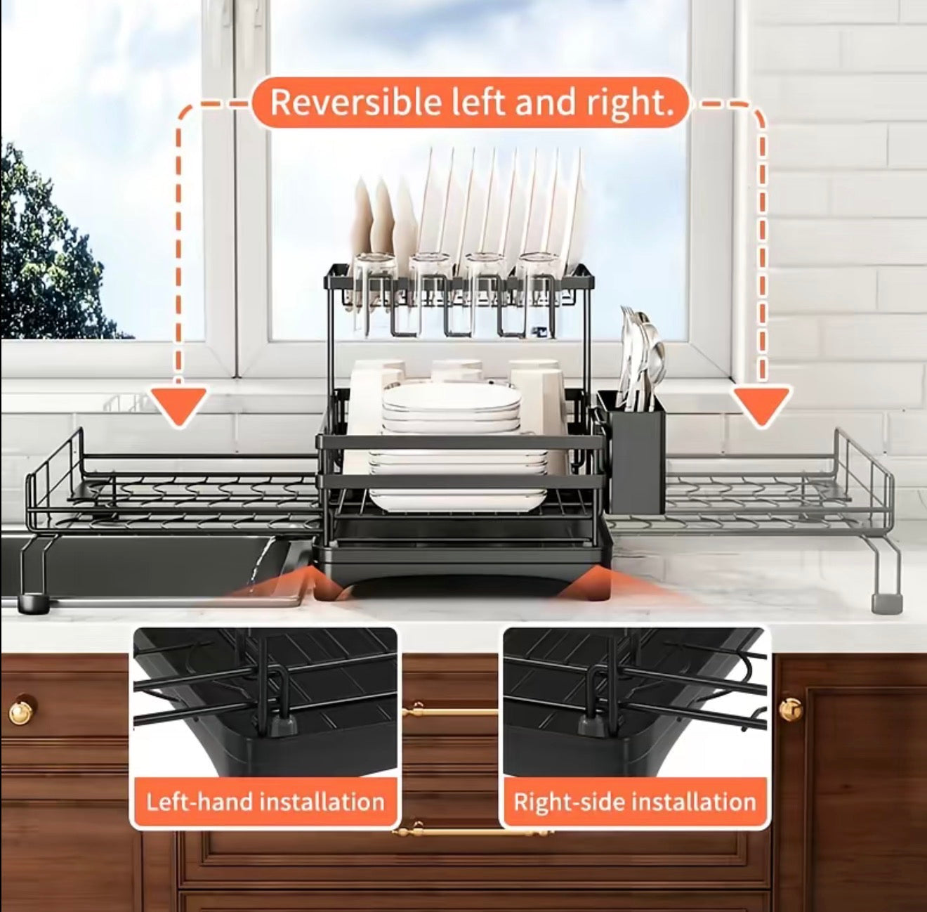 SinkFlow Dish Rack