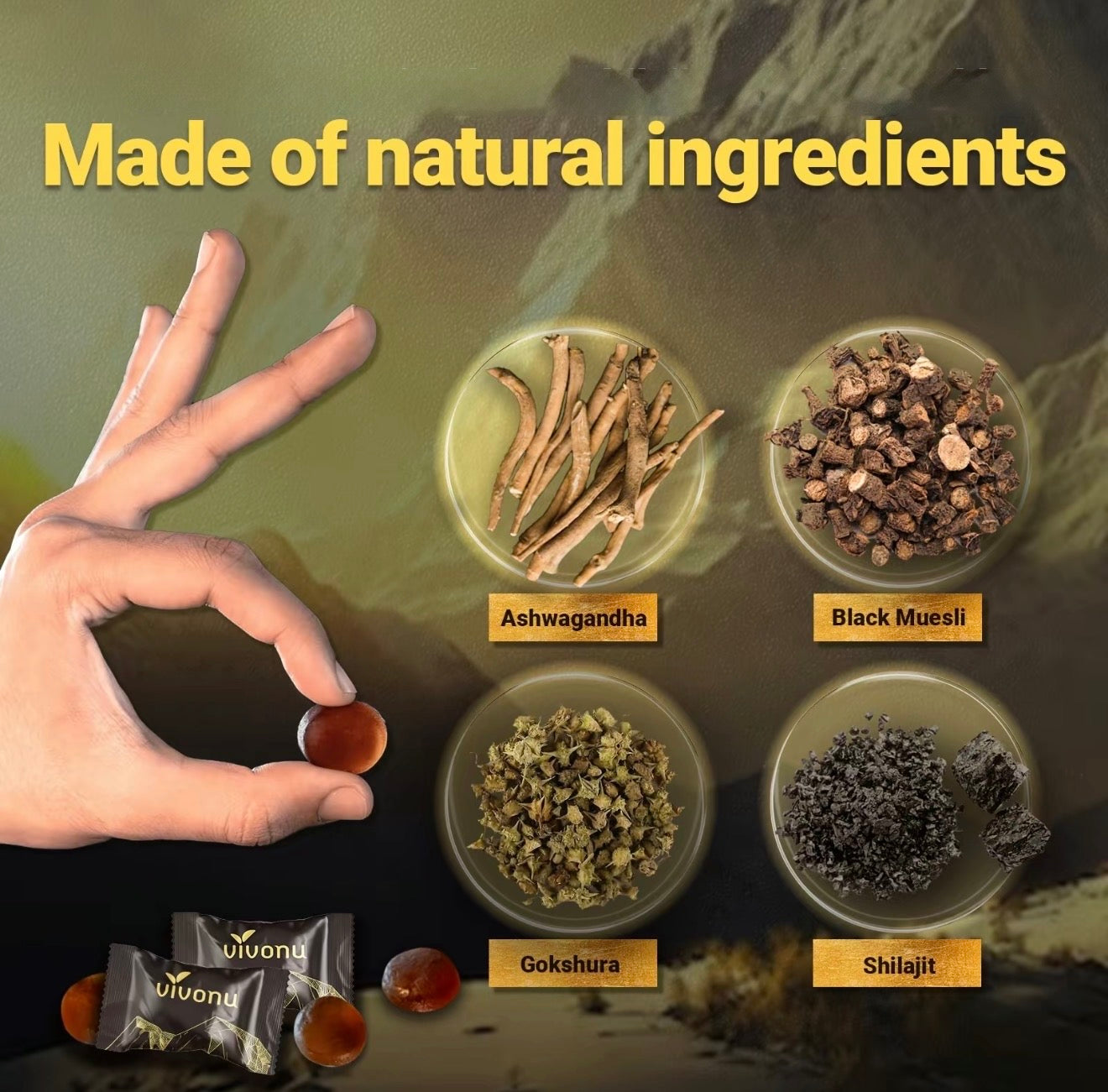 HerbaBoost Shilajit Gummies