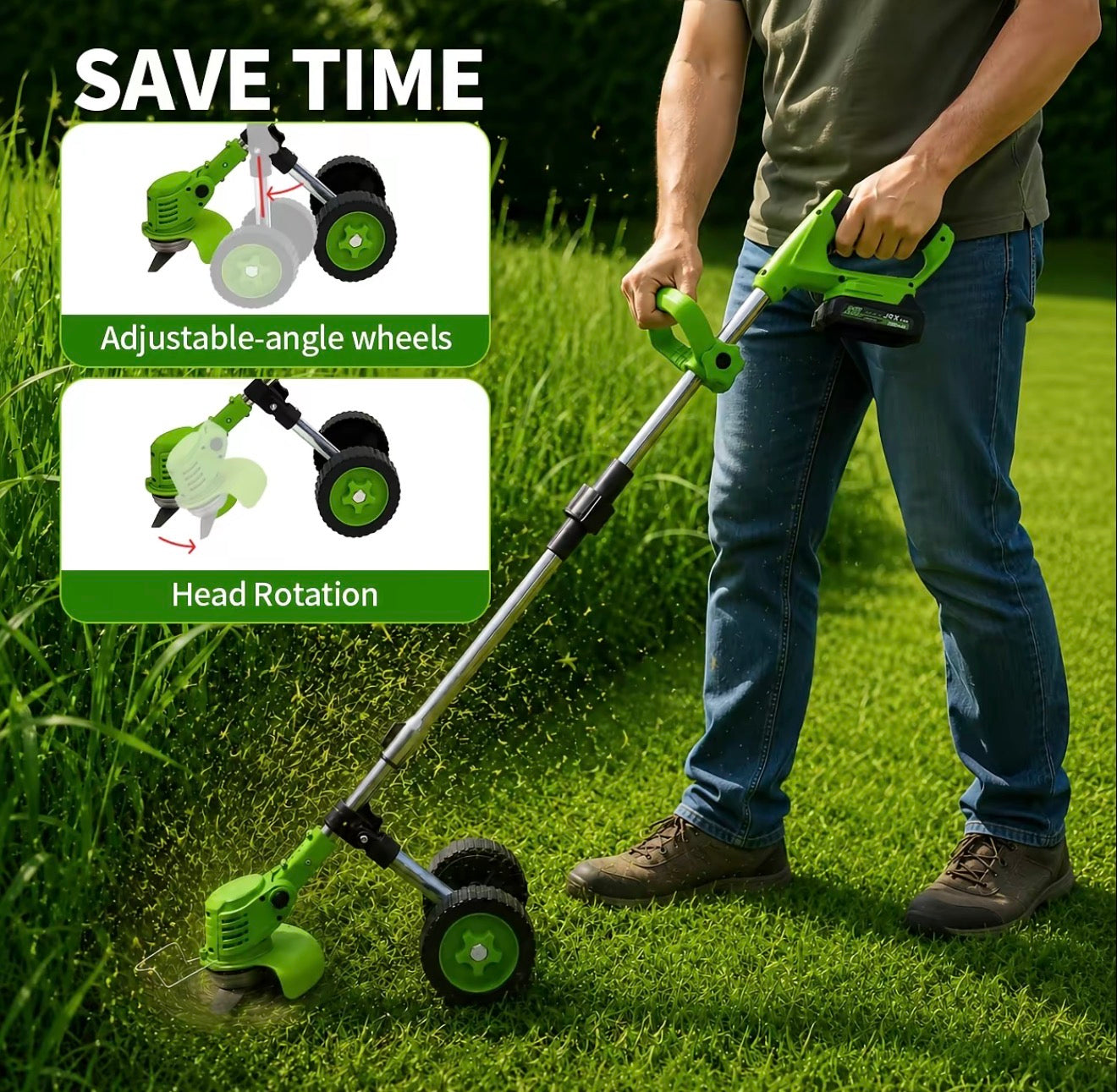 TrimEase Cordless Weed Wacker