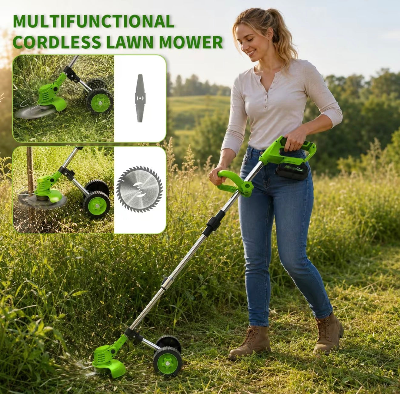TrimEase Cordless Weed Wacker