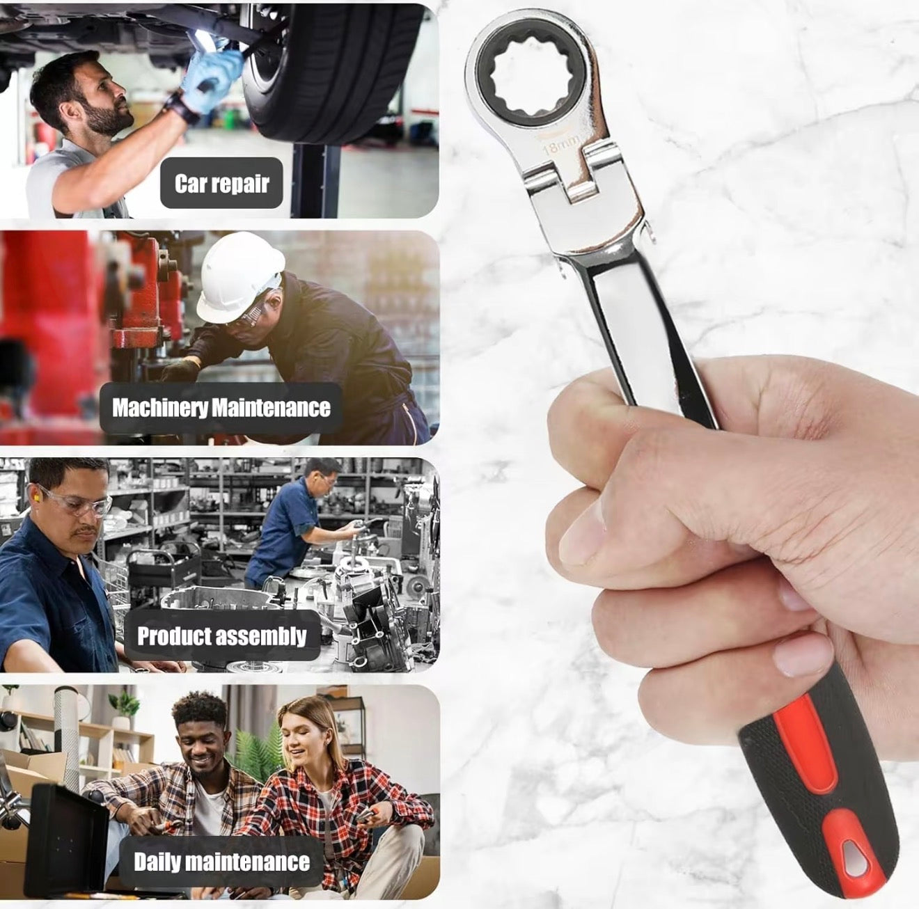 FlexTorque Ratcheting Wrench Set