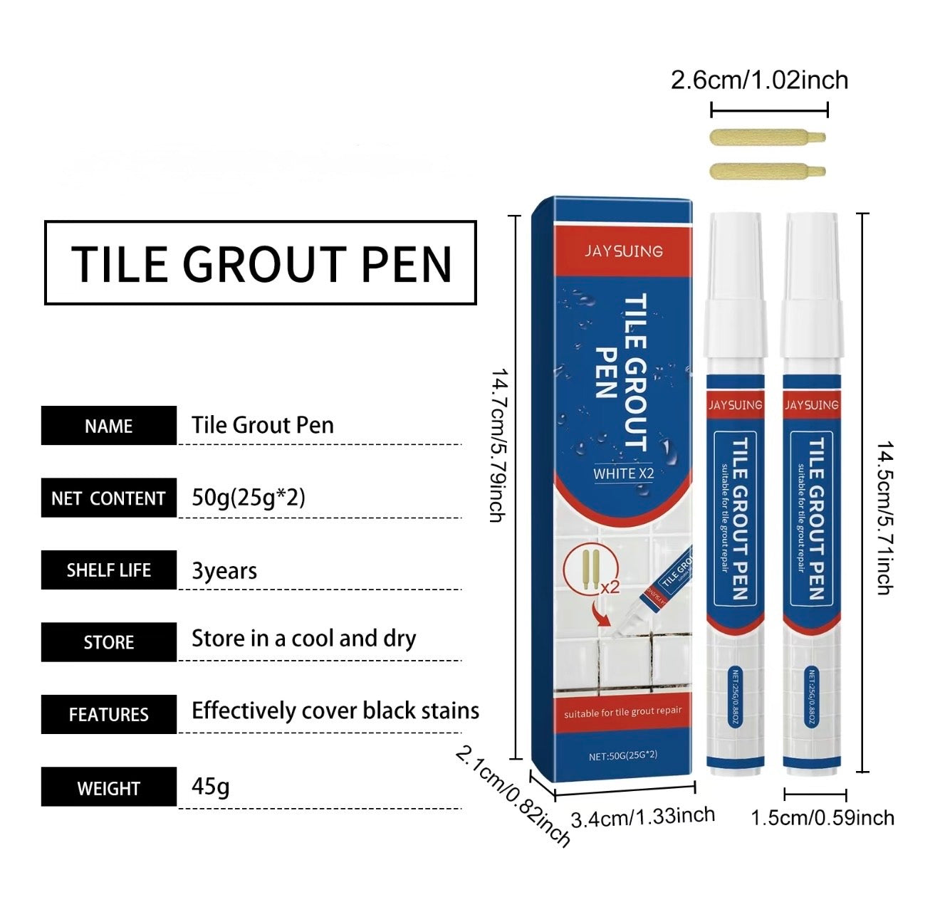 GroutFix Repair Pen