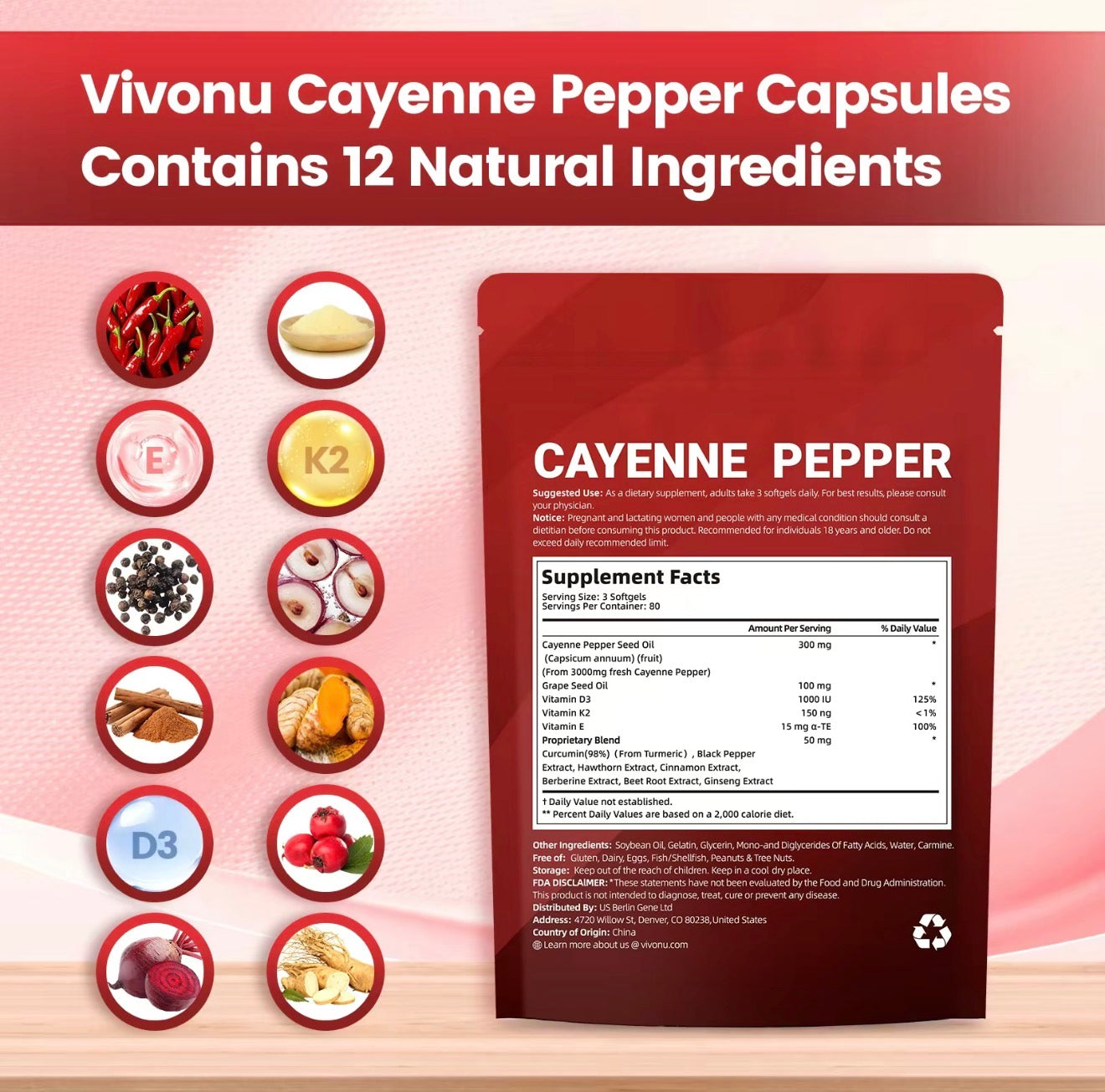 Cayenne Pepper Softgels